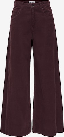 ONLY - Pierna ancha Pantalón 'NESSA' en rojo: frente
