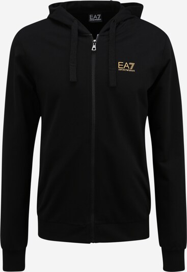 EA7 Emporio Armani Sweat jacket in Light brown / Black, Item view