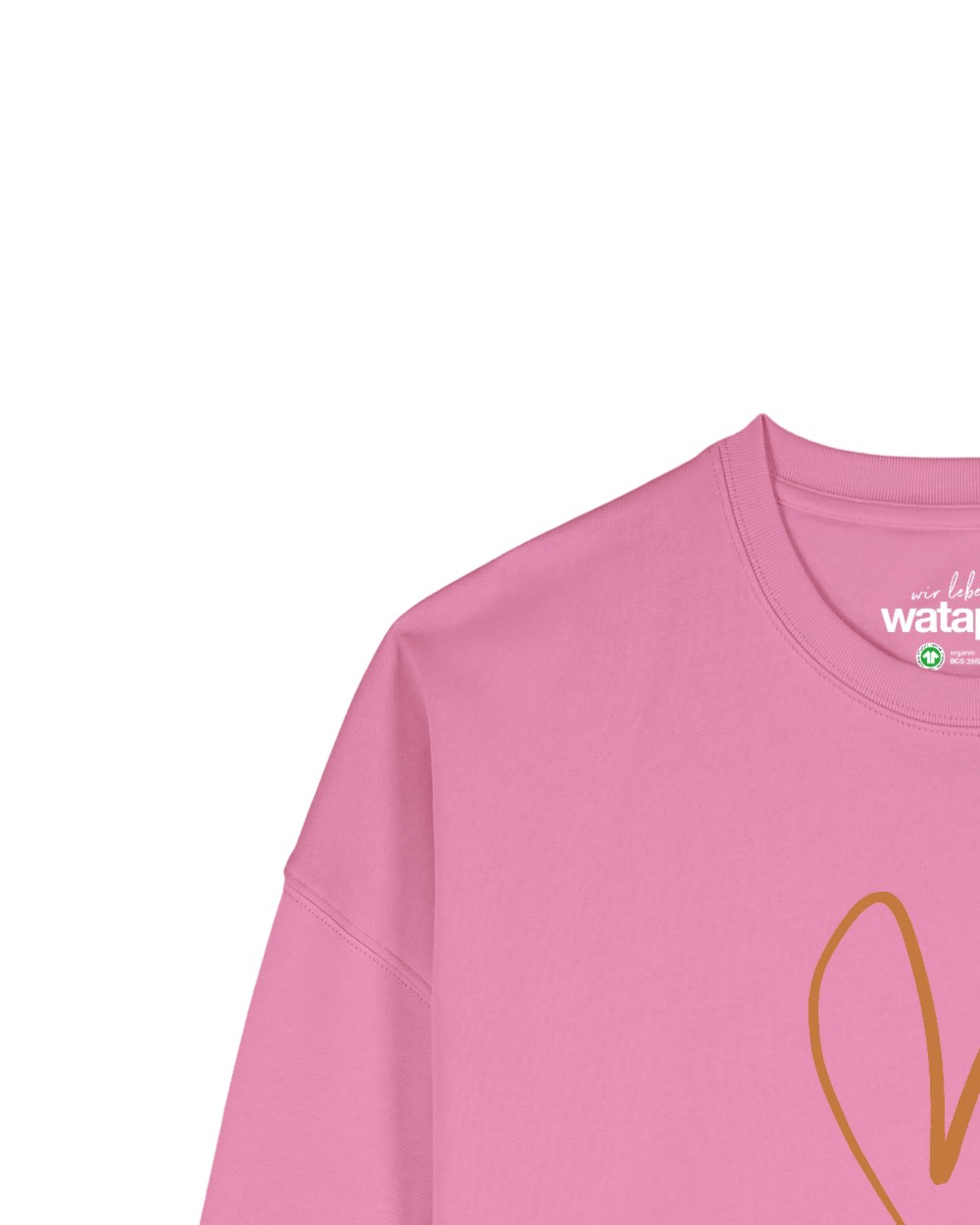 Watapparel Sweatshirt 'Self love ' in Pink