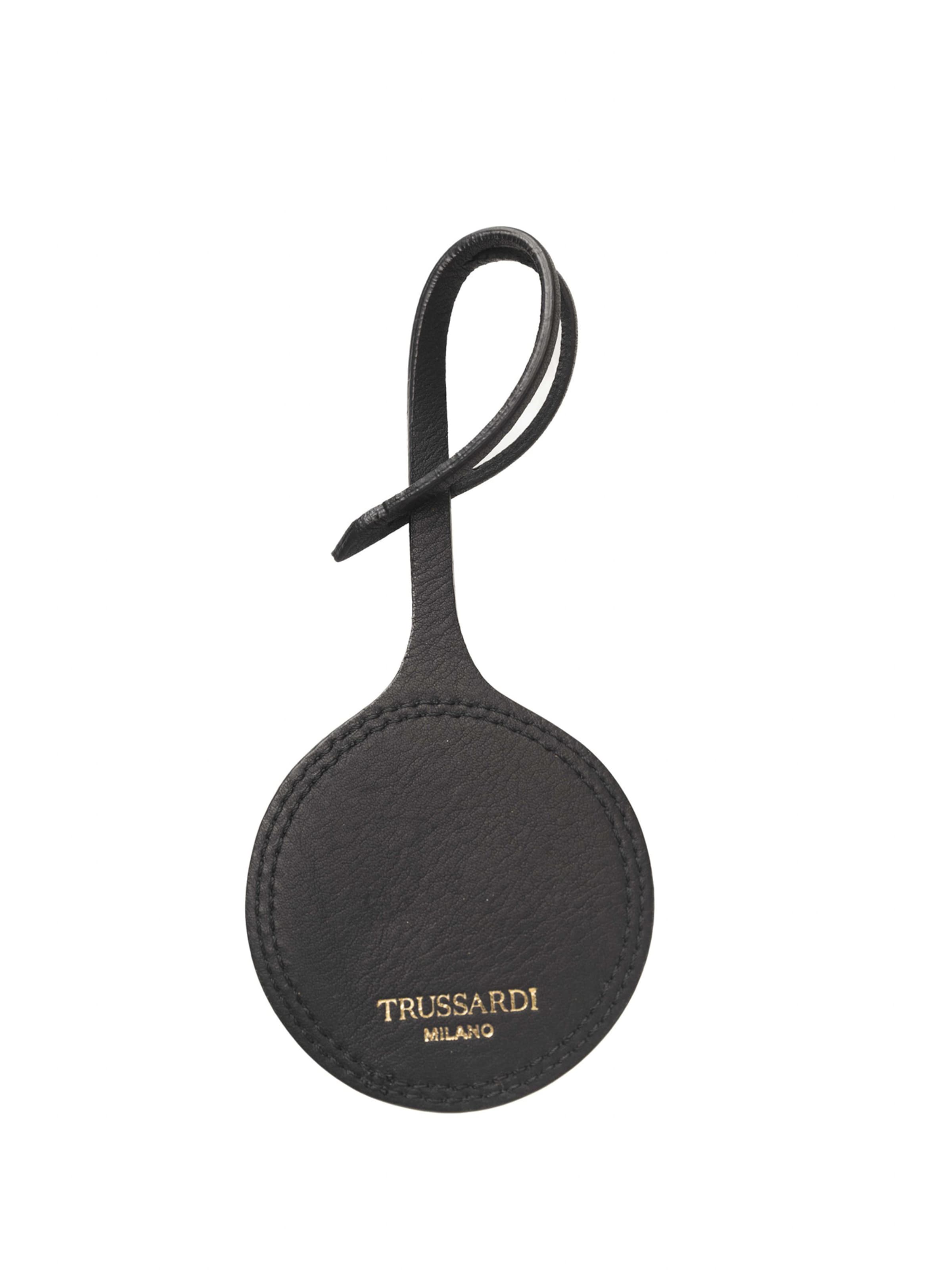 Portachiavi di Trussardi in nero: frontale