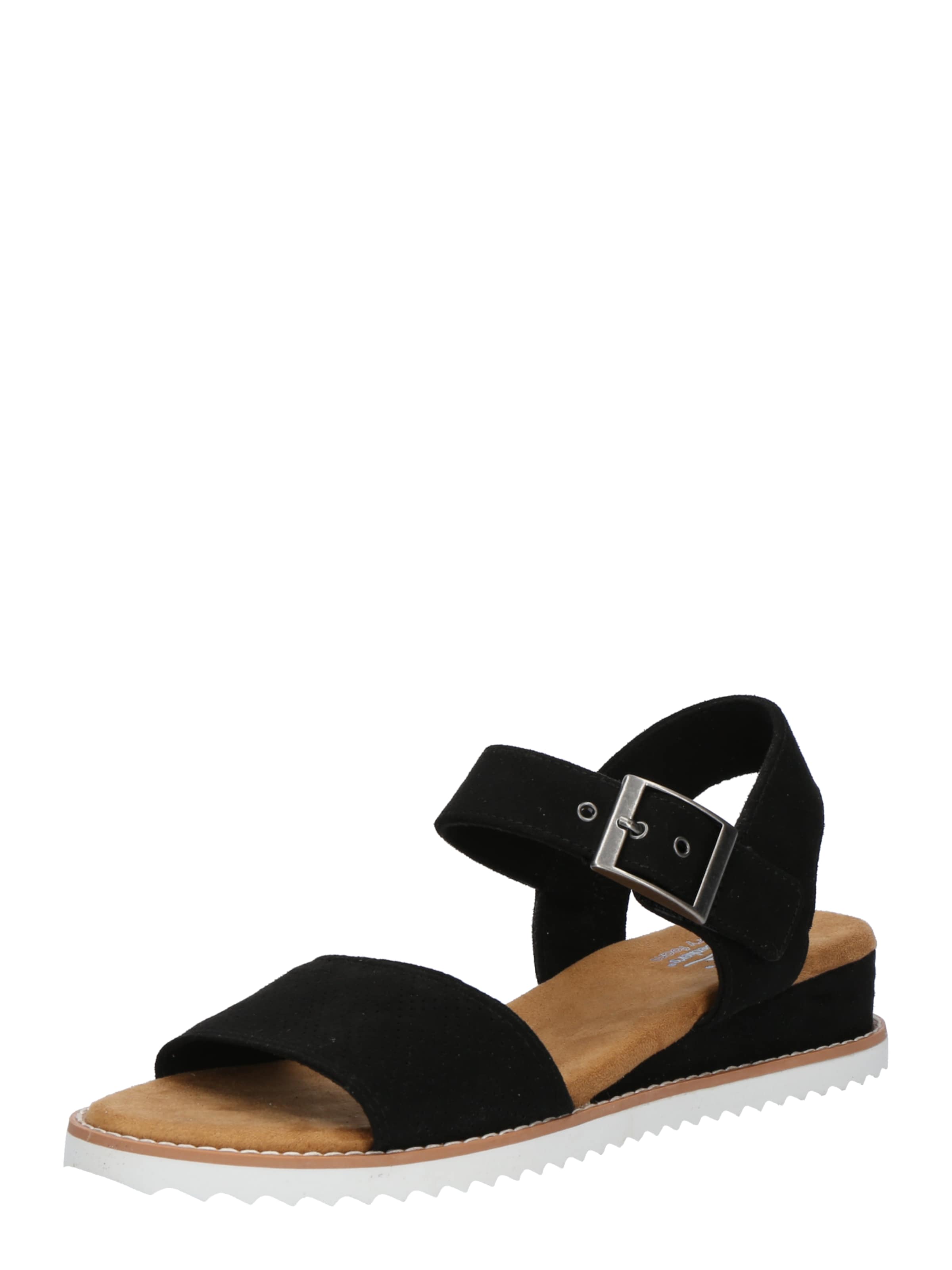 SKECHERS Сандали с каишка 'DESERT KISS - SERENDIPITOUS' в черно: отпред