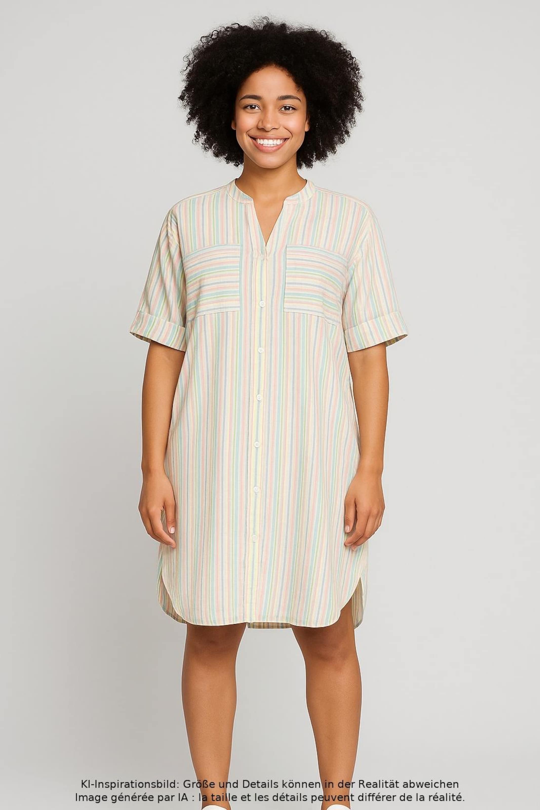 Zwillingsherz Kleid L in Mischfarben: Vorderseite