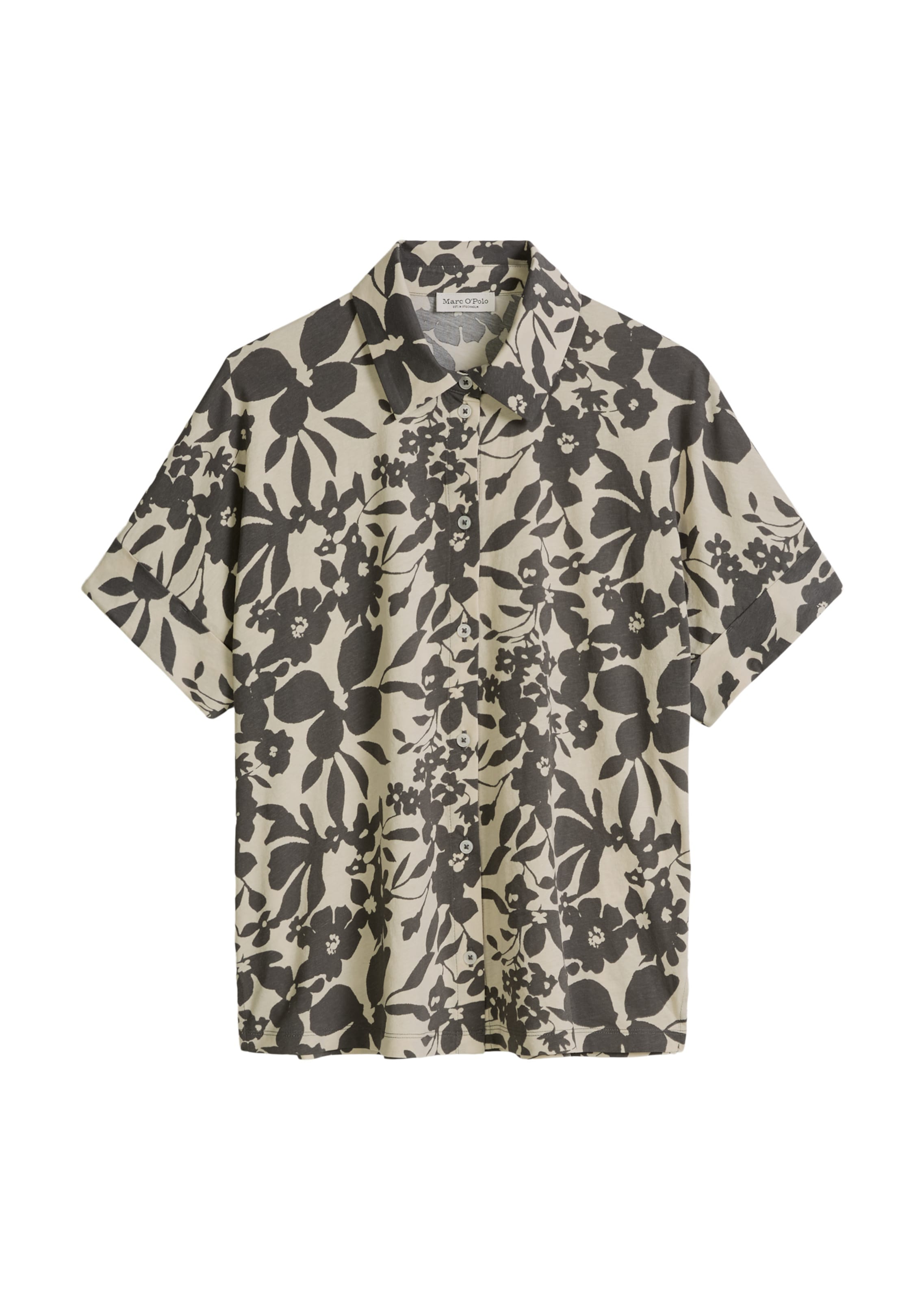 Marc O'Polo Blouse in Grijs: voorkant