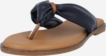 TOM TAILOR Teenslipper in Blauw: voorkant