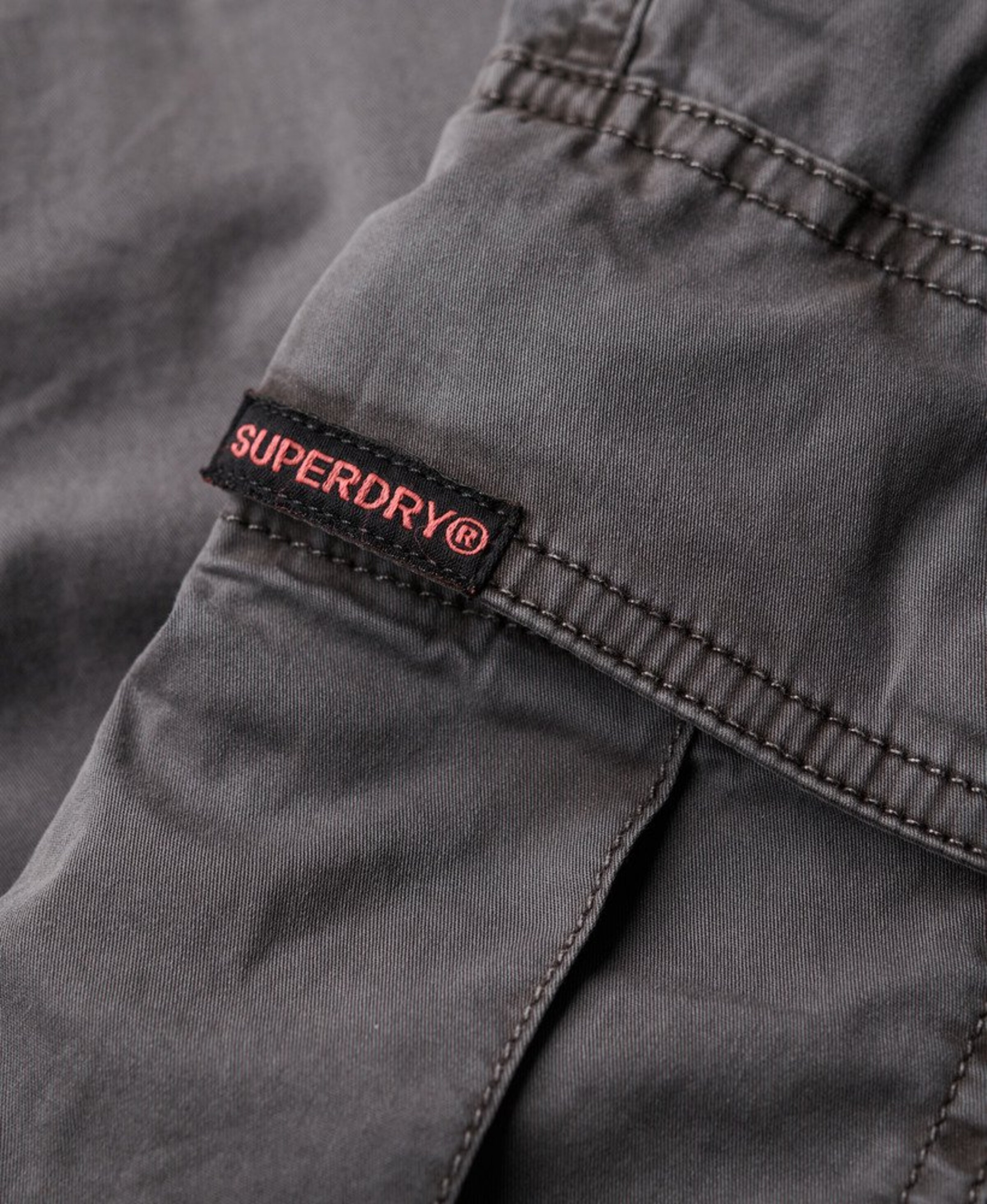 Superdry Regular Cargo Pants in Grey