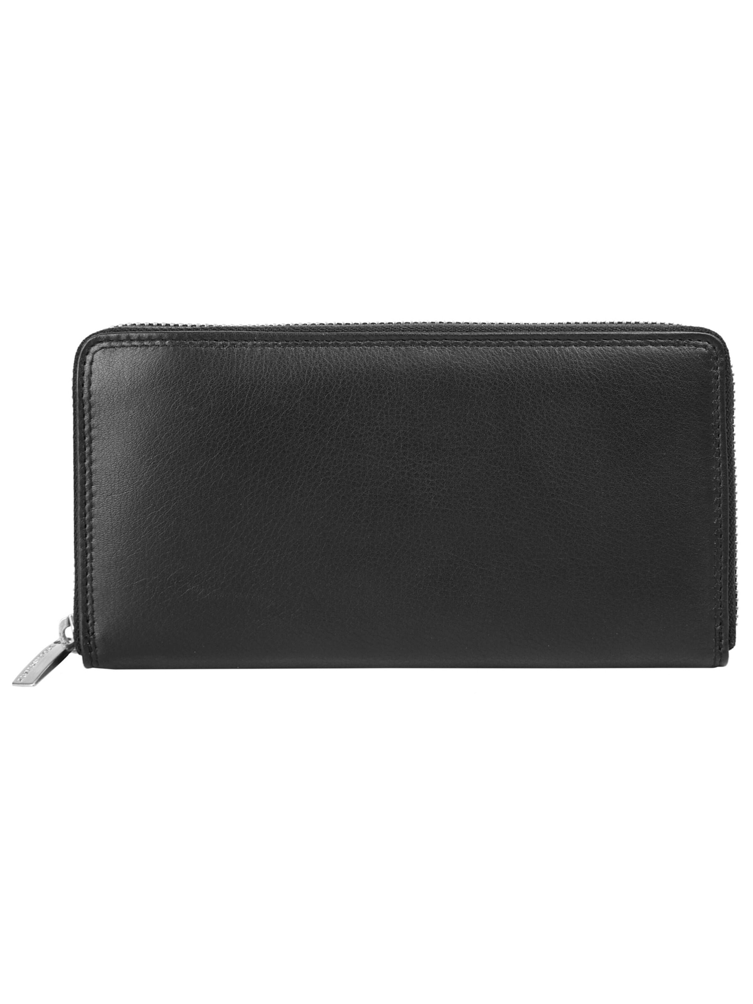 BODENSCHATZ Wallet in Black: front