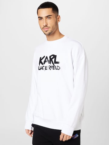 Karl Lagerfeld Dressipluus, värv valge: eest vaates