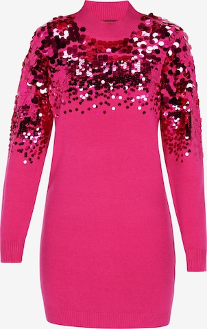 faina Knitted dress in Pink: front