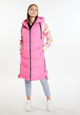 MYMO Vest in Pink: front