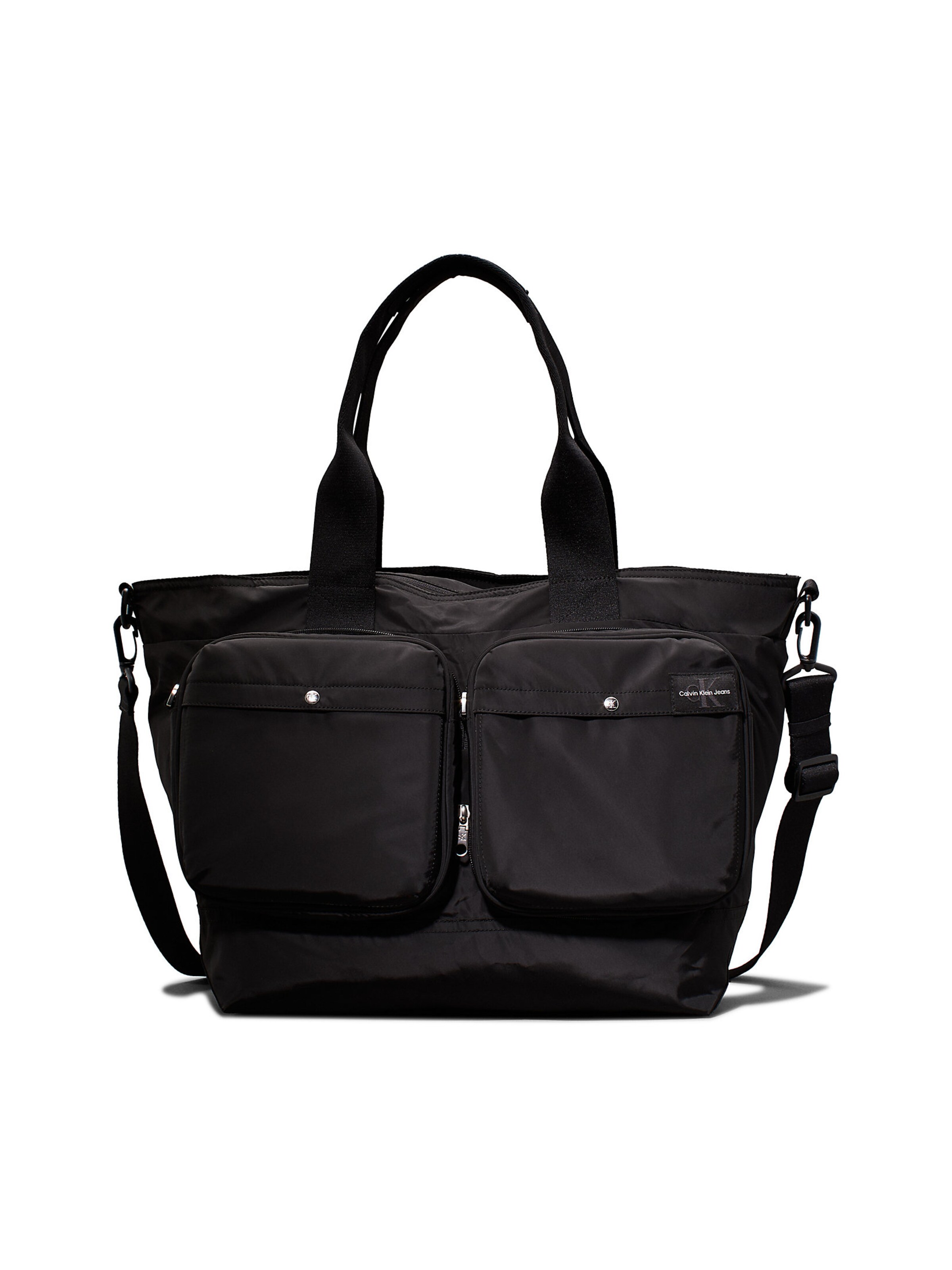 Sac week-end Calvin Klein en noir : devant