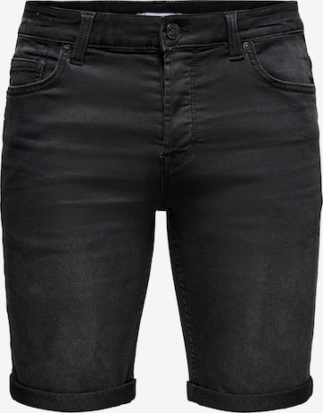 Only & Sons Slimfit Jeans 'Ply Life' in Schwarz: predná strana