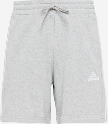 ADIDAS SPORTSWEAR Workout Pants 'Essentials' in Grey: front
