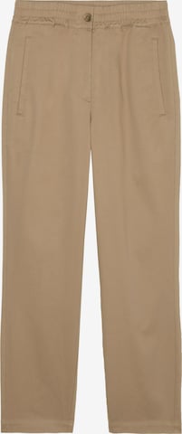 Marc O'Polo Loosefit Broek in Bruin: voorkant