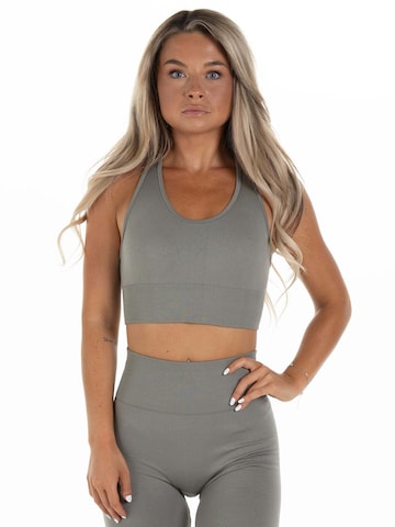 Bustino Reggiseno sportivo 'Conscious' di Divina in grigio: frontale
