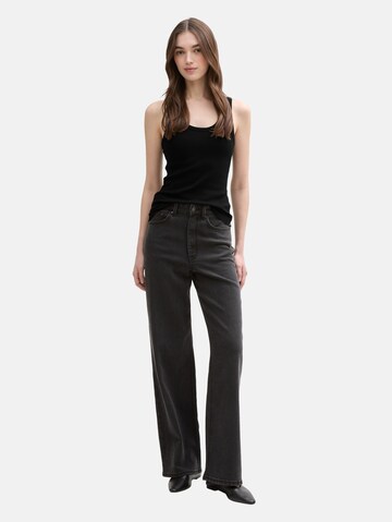 TOM TAILOR DENIM Top in Black