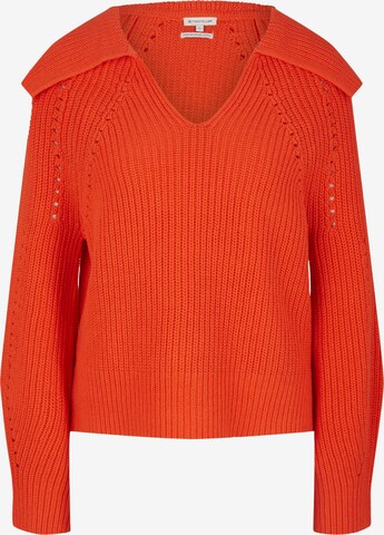 Pull-over TOM TAILOR en orange : devant