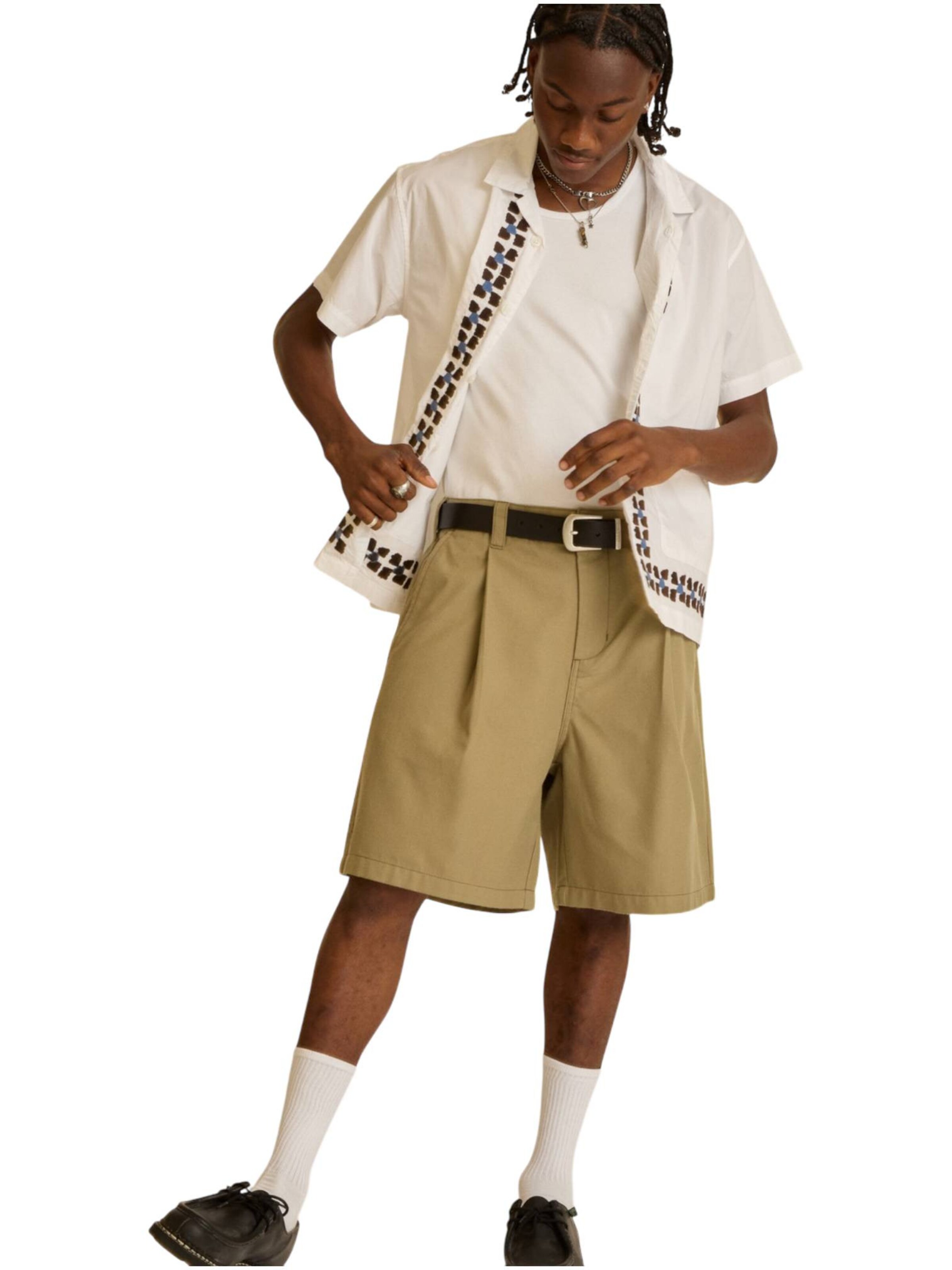 Obey - regular Pantalón en beige