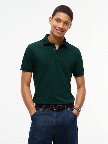 TOMMY HILFIGER Póló 'CORE 1985' - zöld: elől