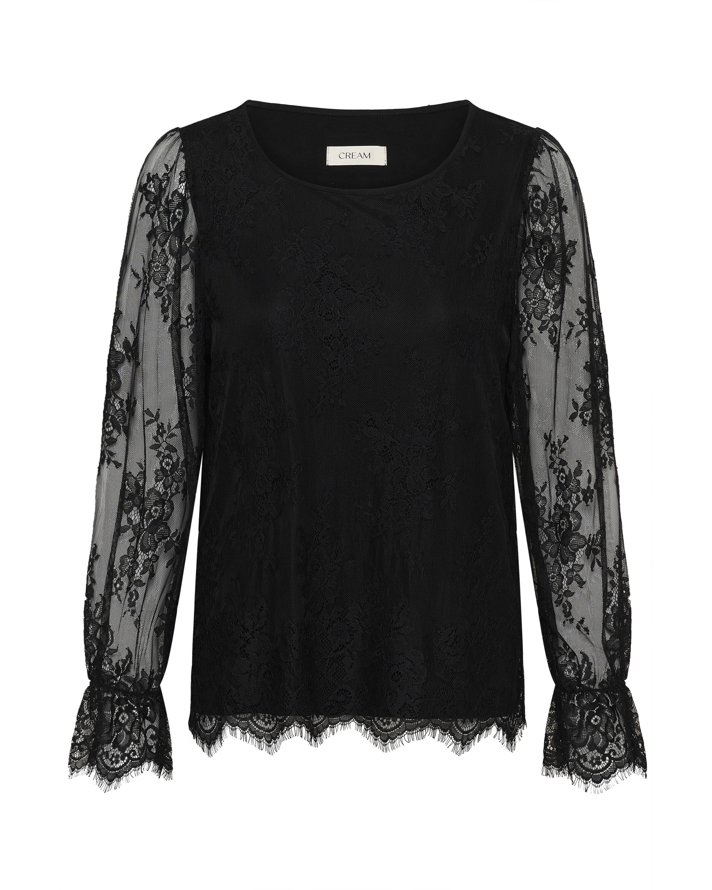 Cream Chemisier 'Mira' en orange, Vue avec produit