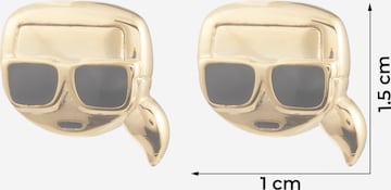 Karl Lagerfeld - Brincos em ouro