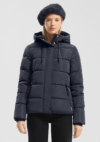 QS Winterjas in Blauw: voorkant