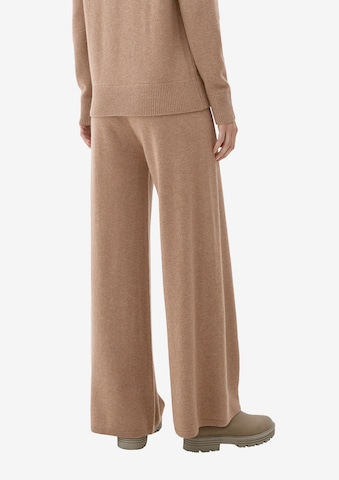 s.Oliver Wide Leg Hose in Braun