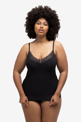 Ulla Popken Undershirt in Black: front