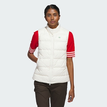 Gilet de sport ADIDAS PERFORMANCE en blanc : devant