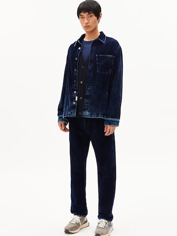 ARMEDANGELS Overshirt YUNAAI INDIGO CORD in Blau