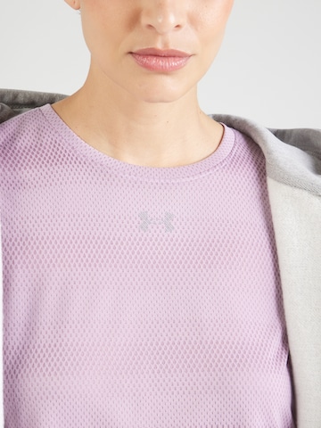T-shirt fonctionnel 'Velociti' UNDER ARMOUR en rose