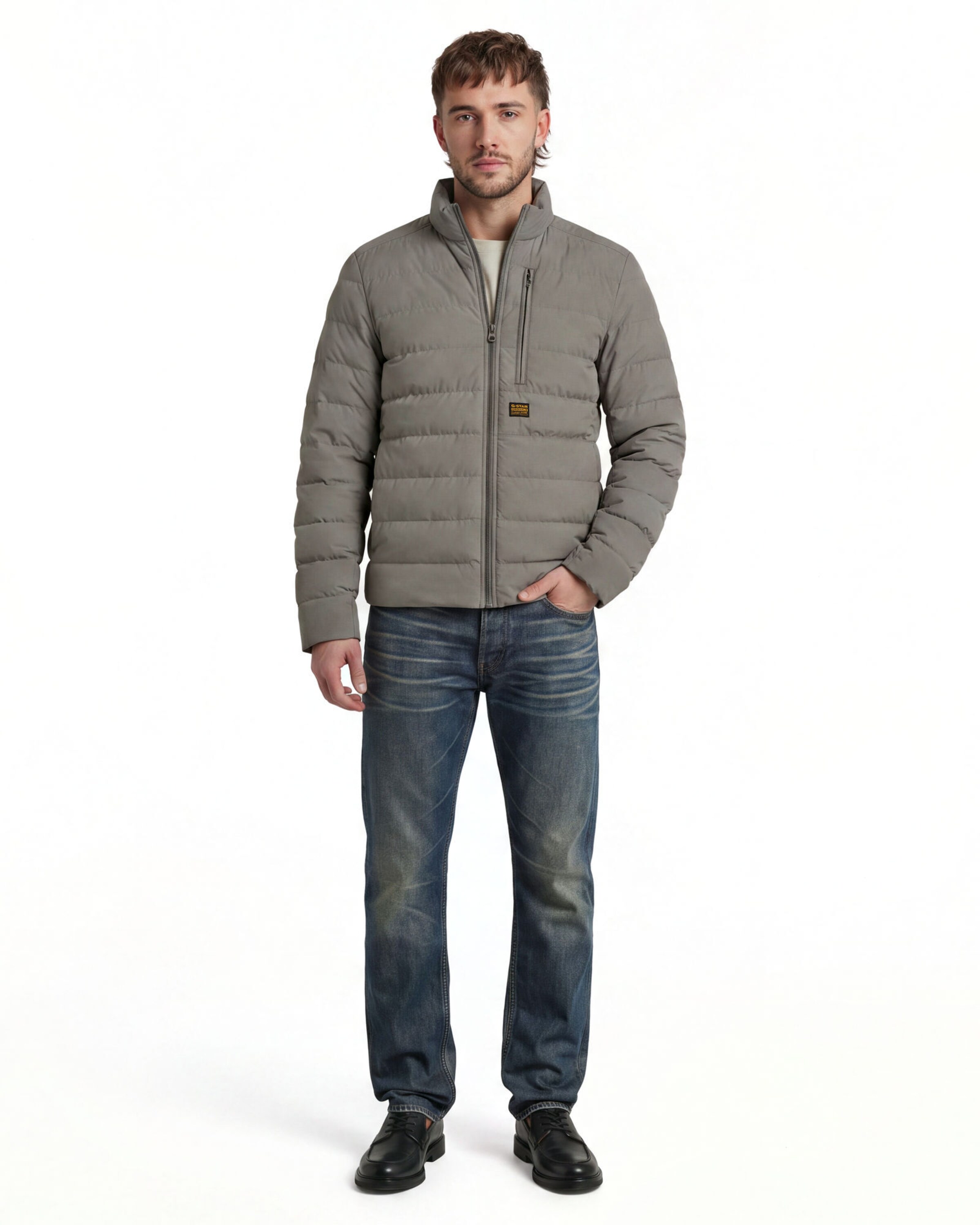 Veste mi-saison ' ' G-STAR en gris : devant