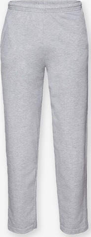 FRUIT OF THE LOOM Loosefit Bukser 'Lightweight sweatpants without elastic cuffs' i grå: forside