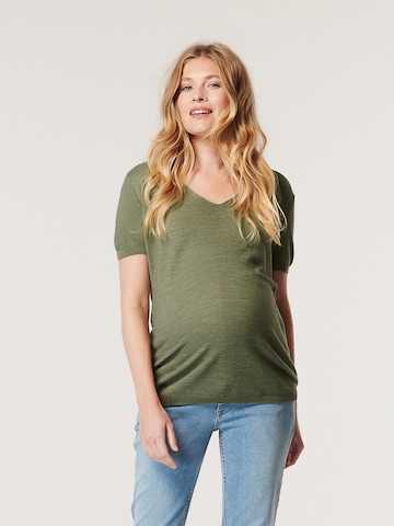 Esprit Maternity Sweater in Green: front