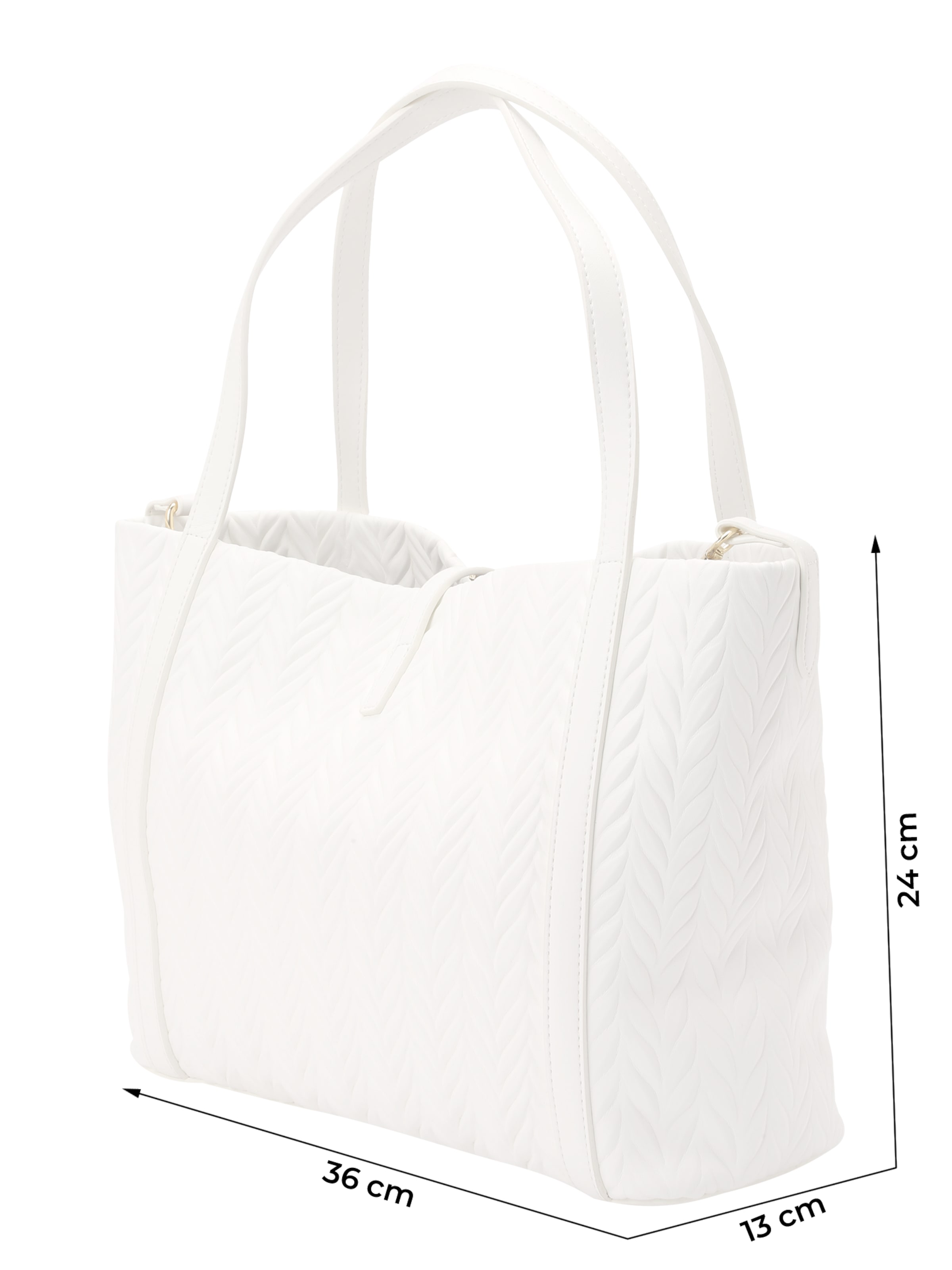 VALENTINO Μεγάλη τσάντα 'Fania' σε λευκό