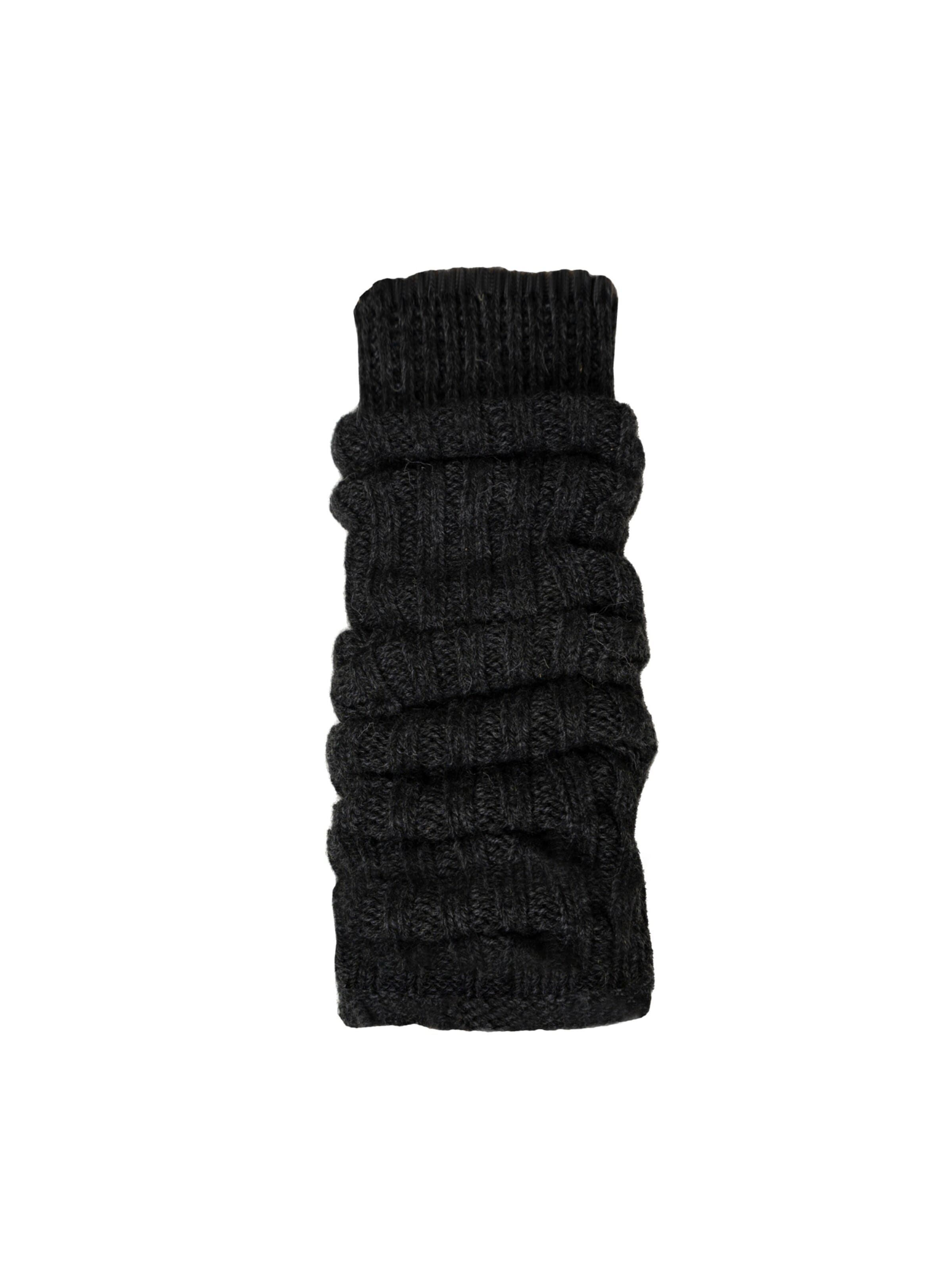 HomeOfSocks Leg Warmers 'S-208' in Grey: front