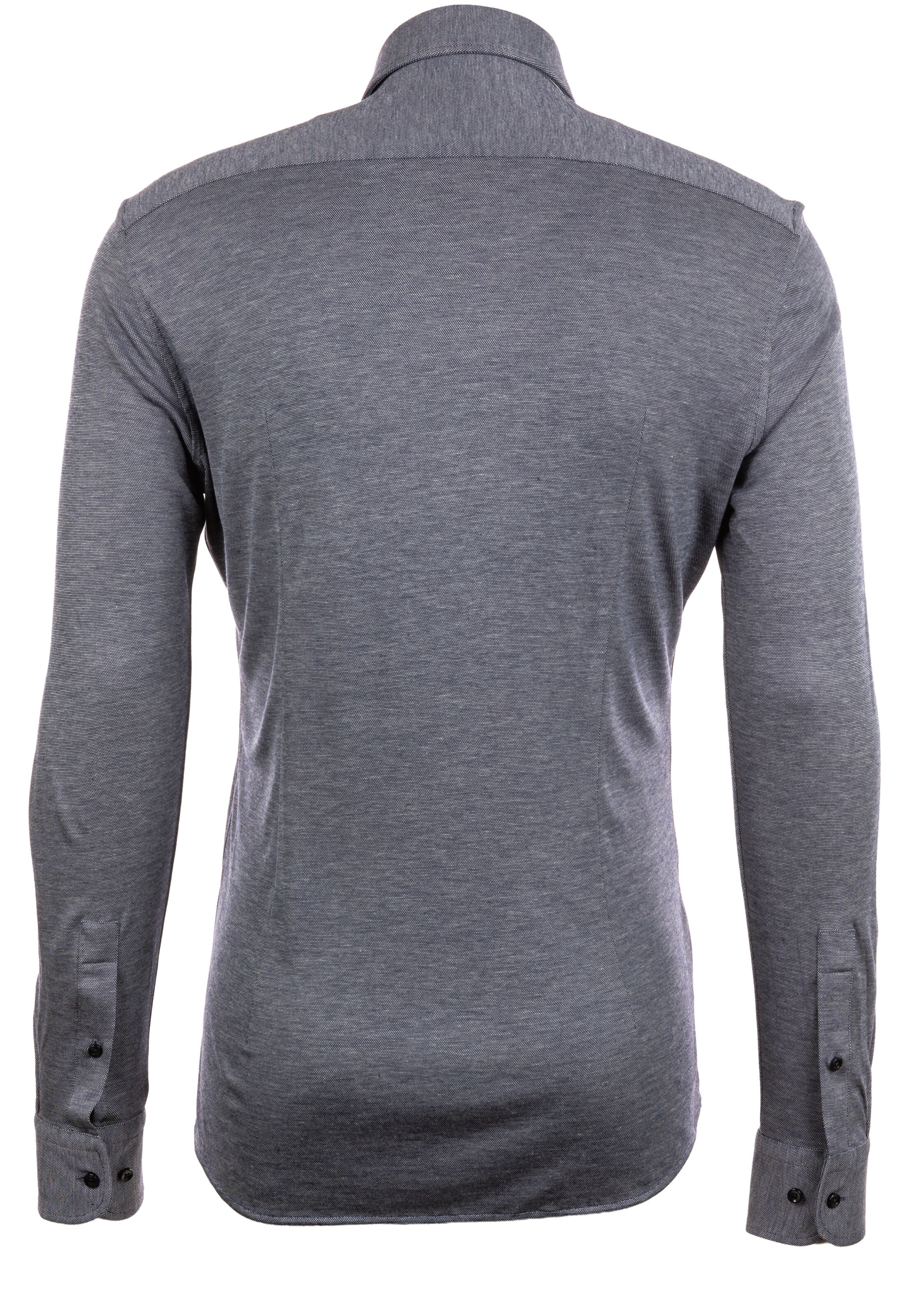 BOSS Slim Fit Hemd 'Hank' in Blau