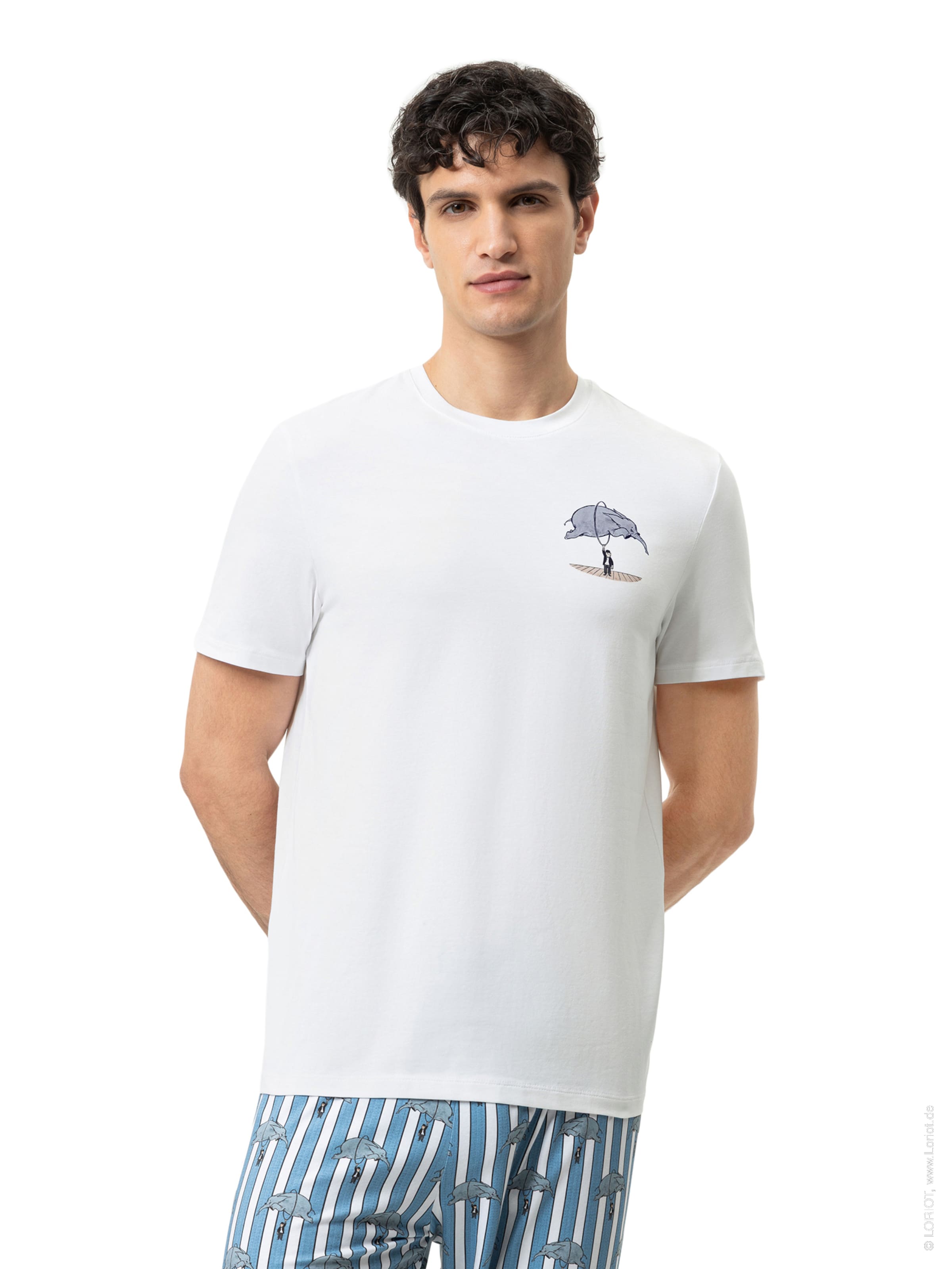 Mey Shirt in Wit: voorkant