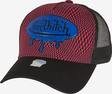 Casquette Von Dutch Originals en rouge : devant