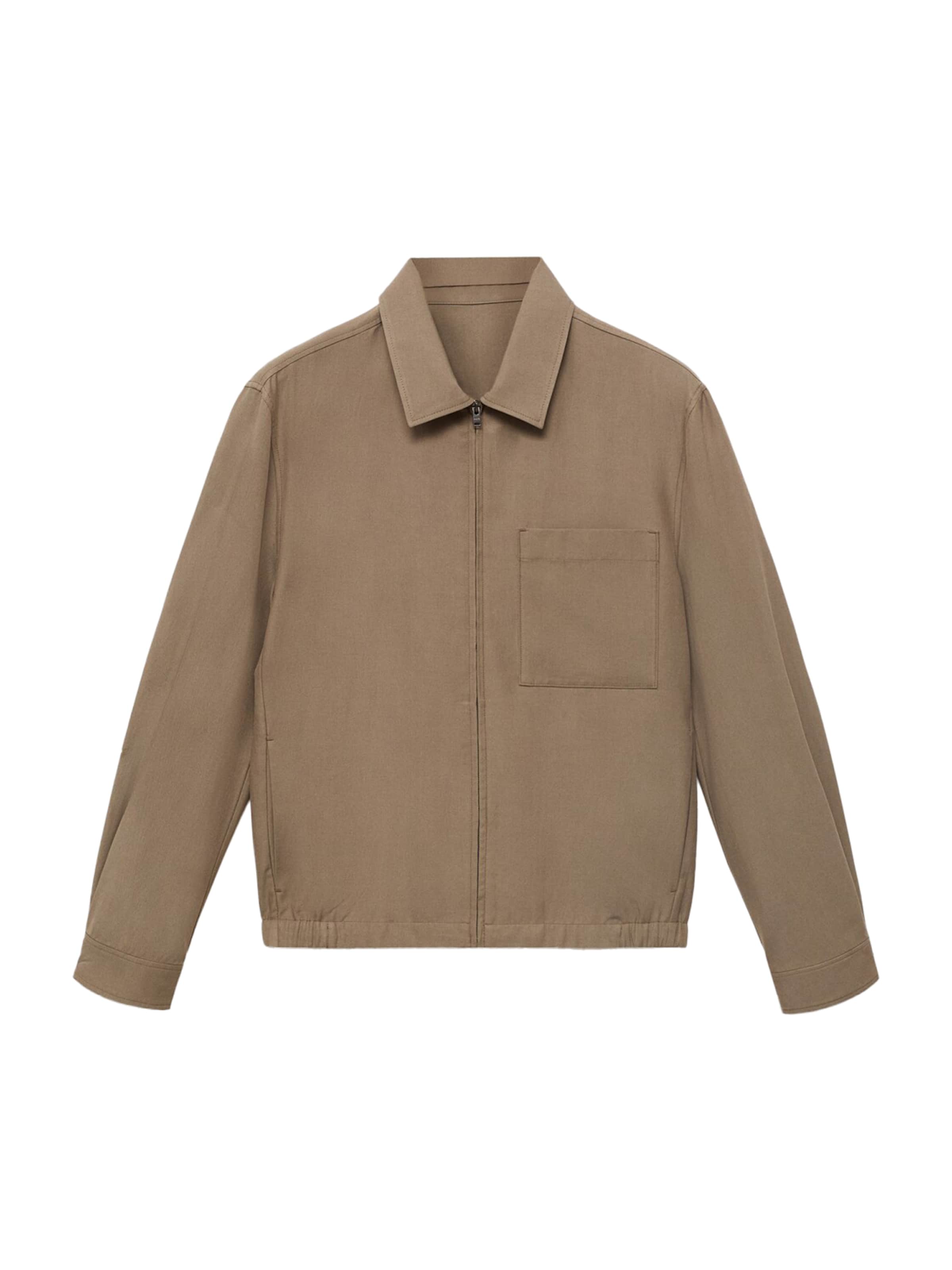 MANGO MAN Tussenjas &#x27;Ennio&#x27; in Bruin: voorkant