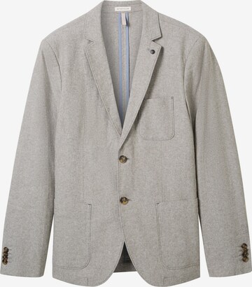 Coupe regular Veste de costume TOM TAILOR en gris : devant