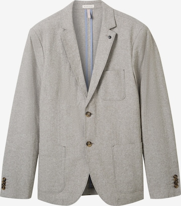 Fit confort Veste de costume TOM TAILOR en gris : devant