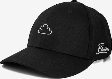 Blackskies Cap 'Iuno' in Schwarz: Vorderseite