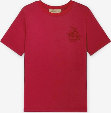 Trussardi - Camiseta en rojo: frente
