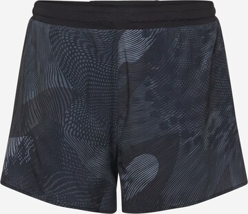 ADIDAS PERFORMANCE Slim fit Workout Pants 'Adizero Split' in Black: front