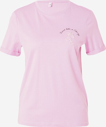 ONLY Shirt 'NEO' in Roze: voorkant