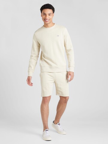 Felpa di GANT in beige