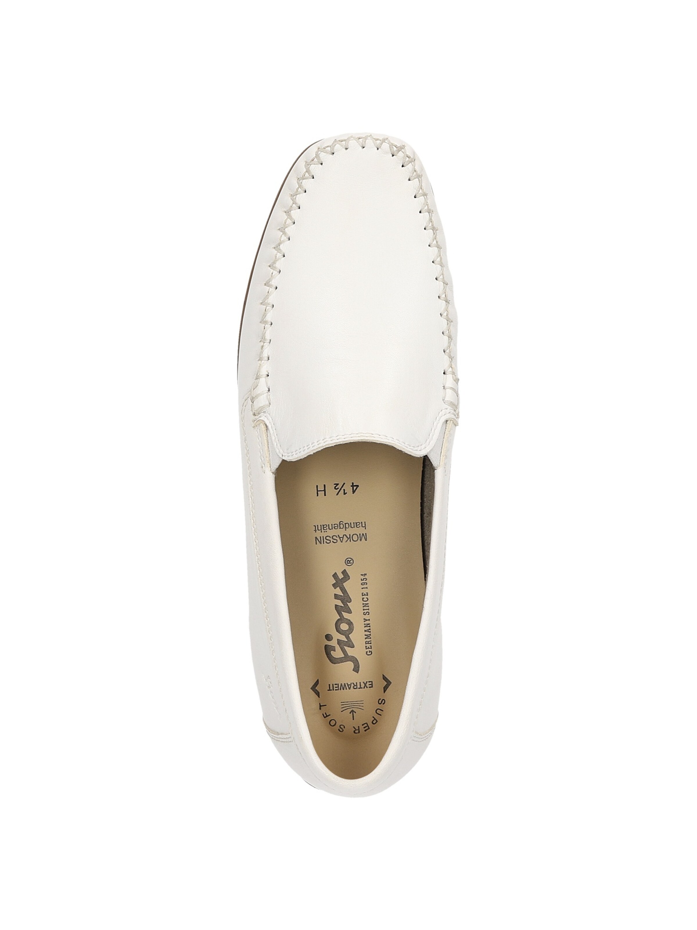 Chaussure basse 'Cortizia-705-H' SIOUX en blanc