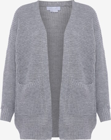 BLONDA Knit Cardigan in Grey: front