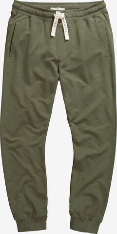 JP1880 Tapered Broek in Groen: voorkant