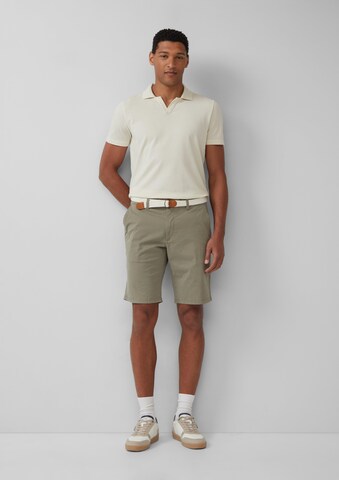 s.Oliver Regular Chino in Groen: voorkant